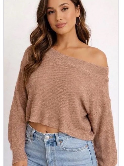 Free People Off The Shoulder Sweater